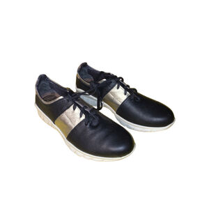 Women's NAOT Black Gold Leather Sneakers Size 10 eu41